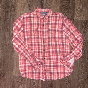 Grayers Red Plaid Button Down Shirt Men’s Large